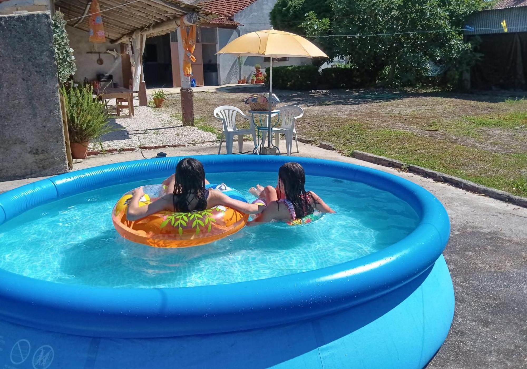 Casa Da Vovo Ceu - Casa De Campo Gandaresa - Country House, Entre Coimbra E Aveiro, A 15 Minutos Carro Praia Mira - Quintal Com Piscina Insuflavel Cantanhede Extérieur photo